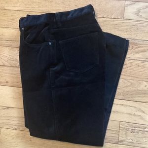 GAP Black velvety dressy pants, EUC, size 12 short